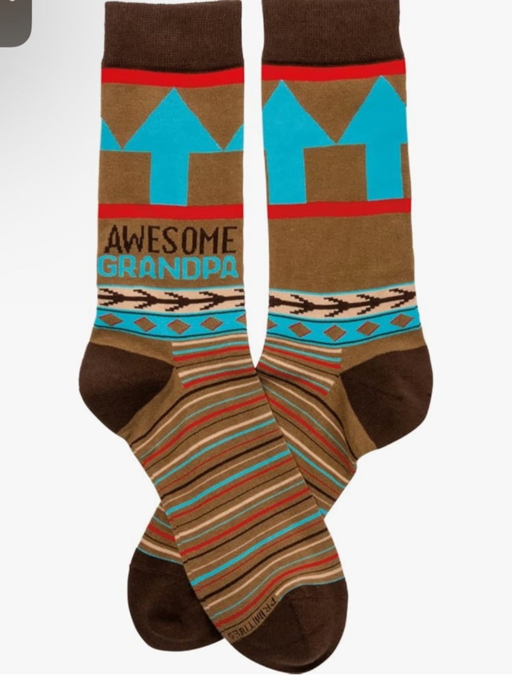 Primitives by Kathy Men's 'Awesome Grandpa' Crew Socks